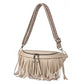 Vintage Tassel Pleated Chest Bag