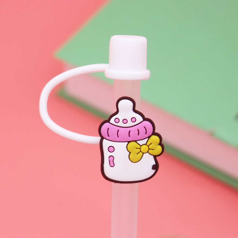 Cartoon Silicone Straw Cover(moq:2)