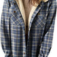 Thickened Flannel Plaid Hoodie Jacket