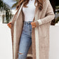 Hooded Sweater Cardigan with Pockets