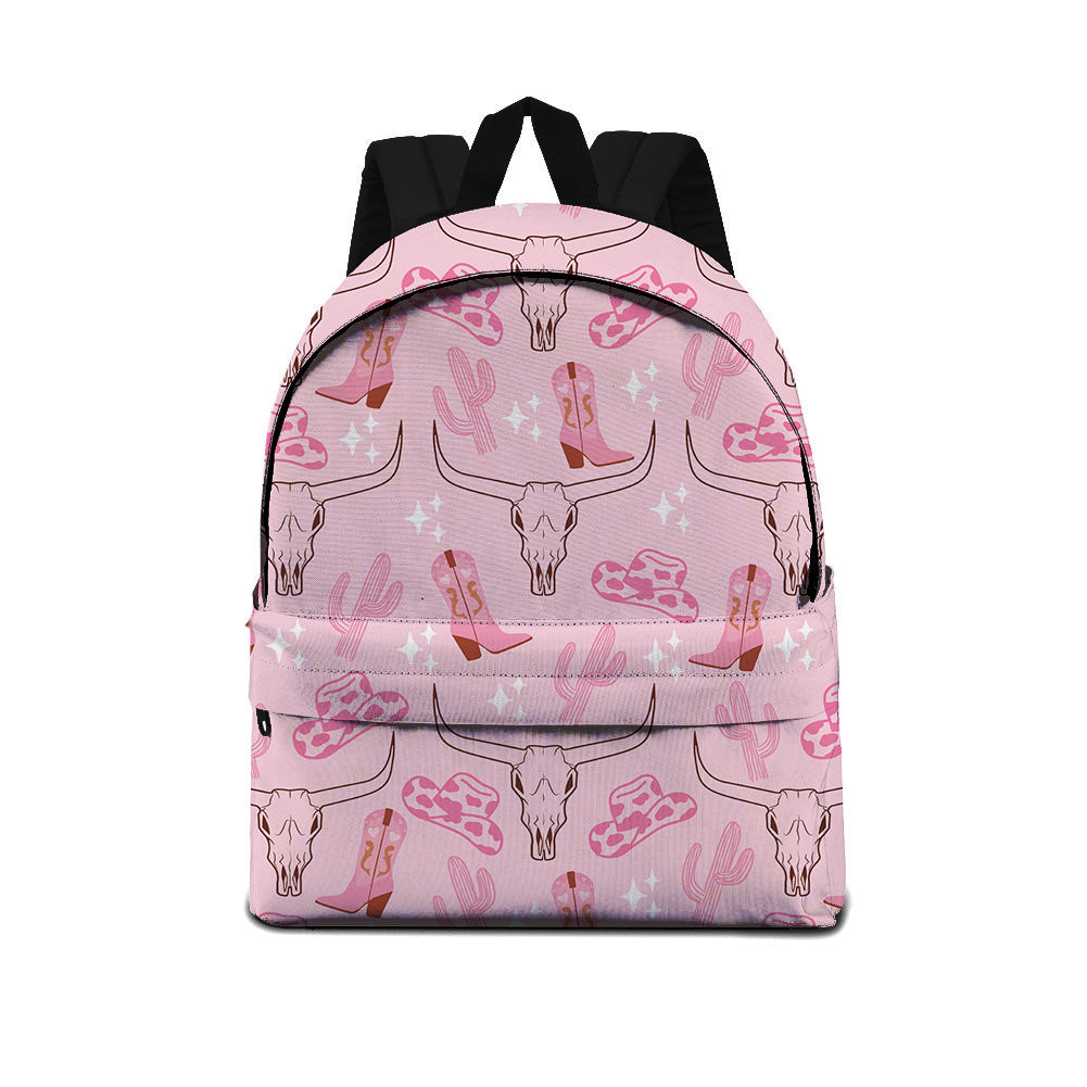 Printed Backpack