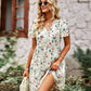 Floral V-neck Dress-6 Colors