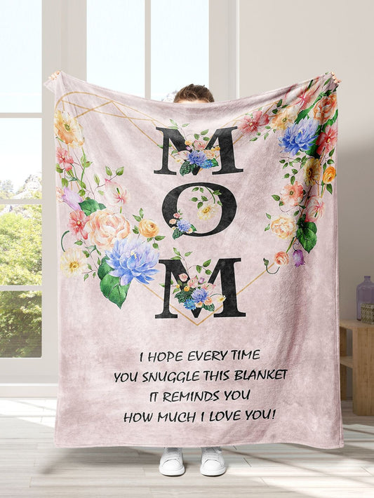 Hot Selling Mother's Day Flannel Blanket