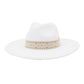 Flat Brim Straight Brim Jazz Hat