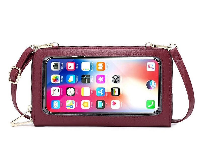 Touch Screen Phone Messenger Bag