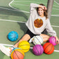 Sequin Basketball Patch Sweatshirt