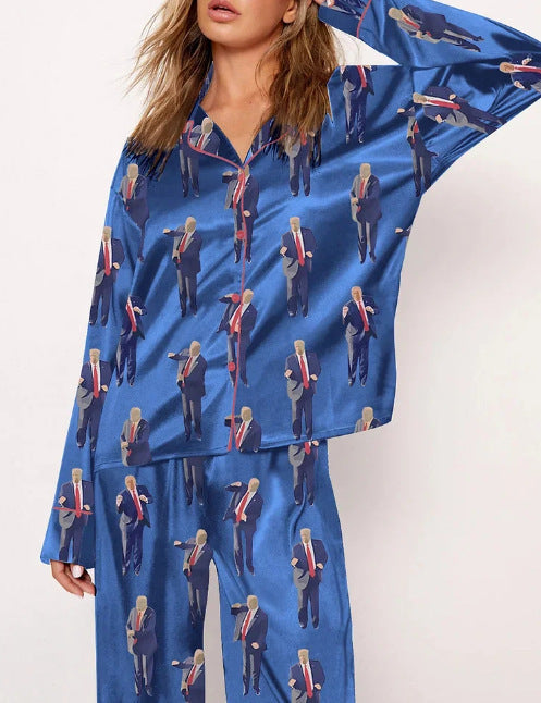 Printed Parent-child Pajamas