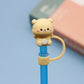 Cartoon Silicone Straw Cover(moq:2)