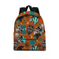 Printed Backpack