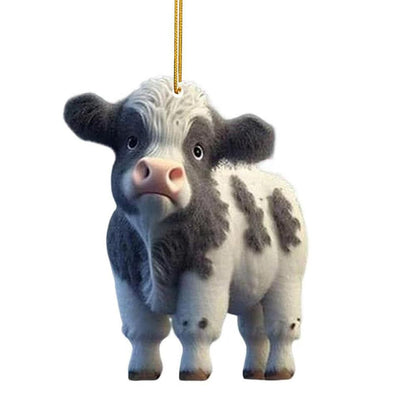 Cute Cartoon Cow Pendant Decoration(moq:2)