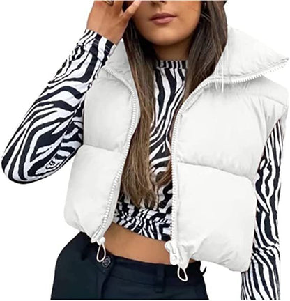 Zipper Vest Puffer Coat