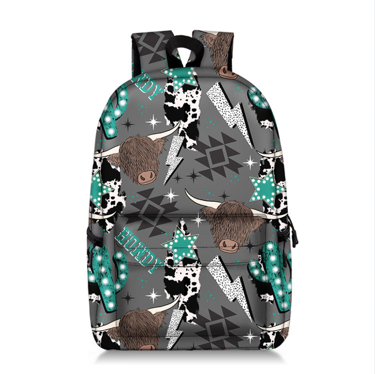 Printed Backpack