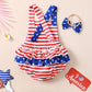 Independence Day Print Romper