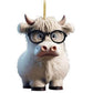 Cute Cartoon Cow Pendant Decoration(moq:2)