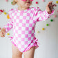 Kid's Plaid Swimsuit