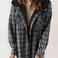 Thickened Flannel Plaid Hoodie Jacket