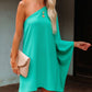 One Shoulder Loose Dress-10 Colors