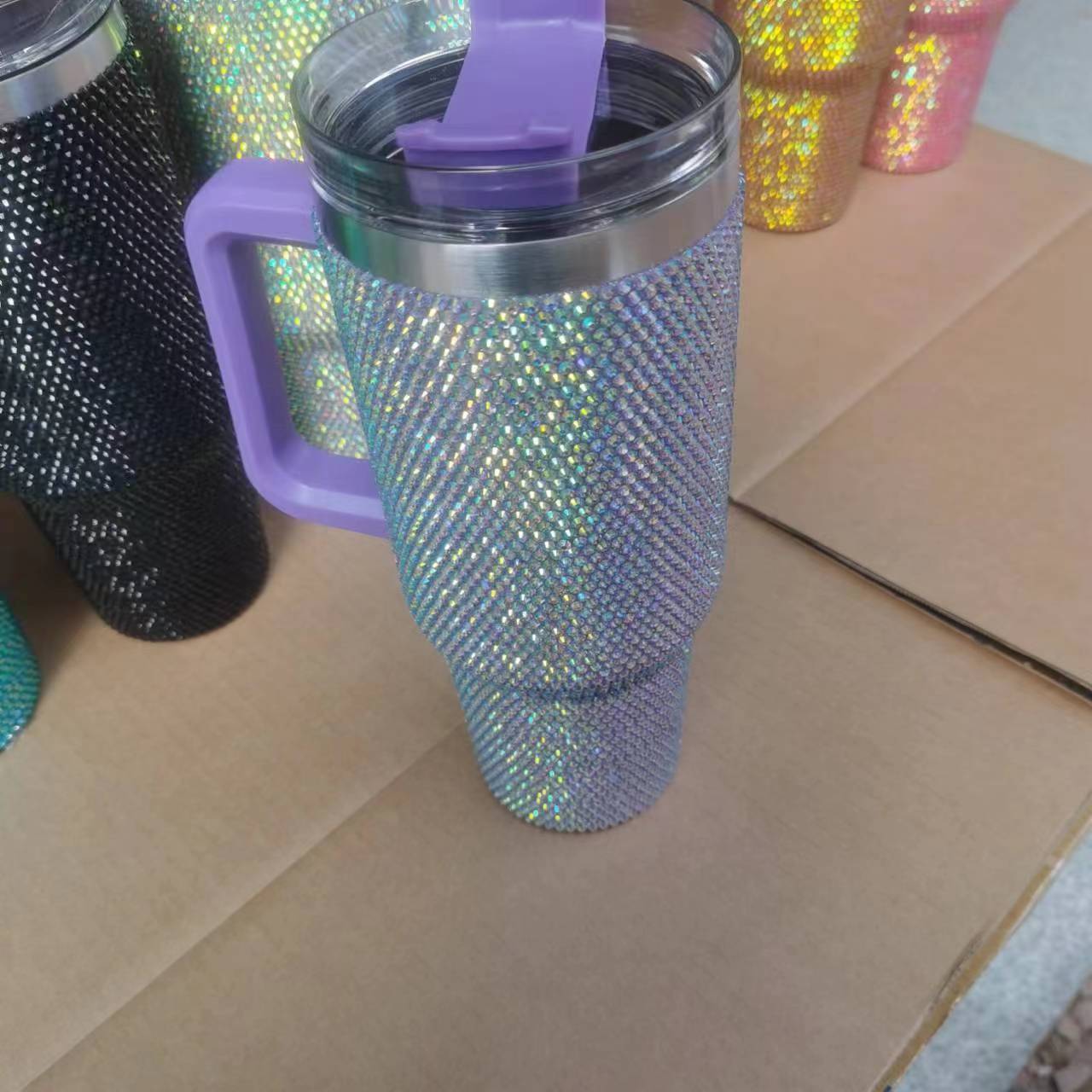 Color Diamond 40OZ Stainless Steel Tumblers