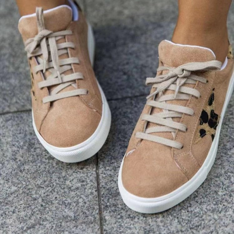 Fashion Color Block Star Sneakers