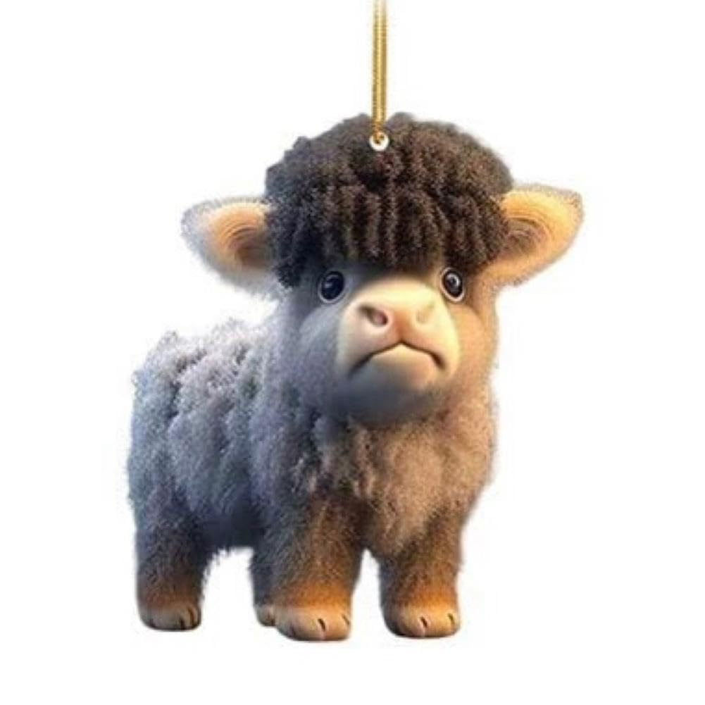 Cute Cartoon Cow Pendant Decoration(moq:2)