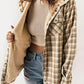 Thickened Flannel Plaid Hoodie Jacket