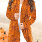 Halloween Print Cardigan