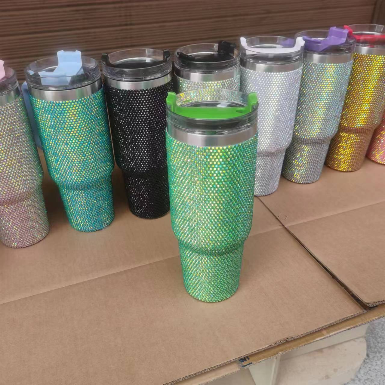 Color Diamond 40OZ Stainless Steel Tumblers