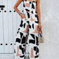 Abstract Wide Leg Jumpsuit