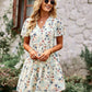 Floral V-neck Dress-6 Colors