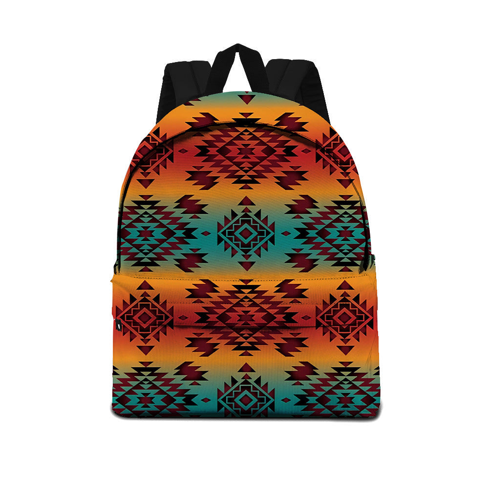 Printed Backpack