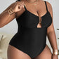 Plus Size One Piece Hollow Swimsuit