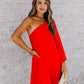 One Shoulder Loose Dress-10 Colors