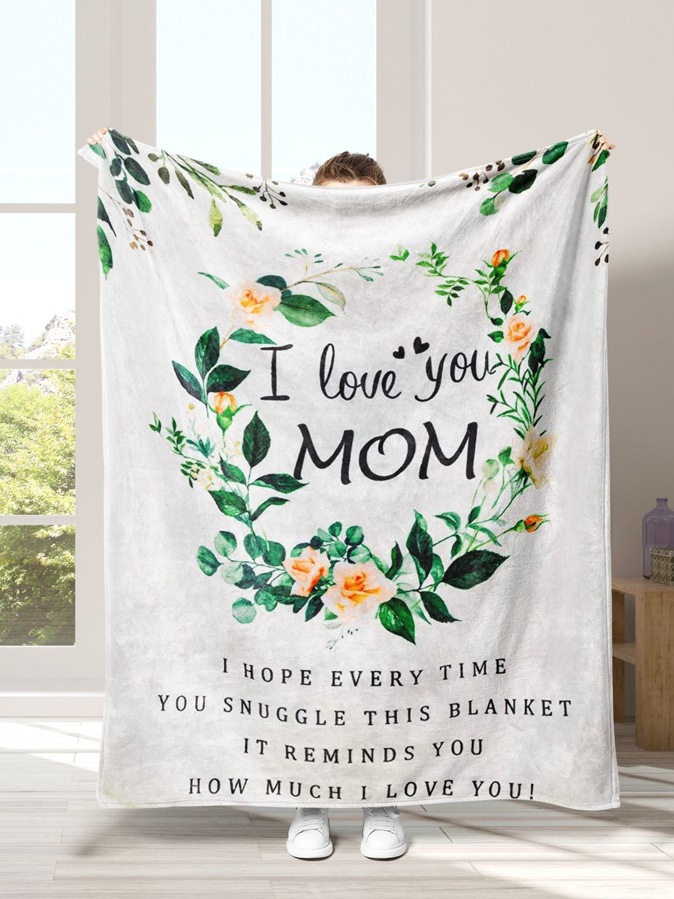 Hot Selling Mother's Day Flannel Blanket