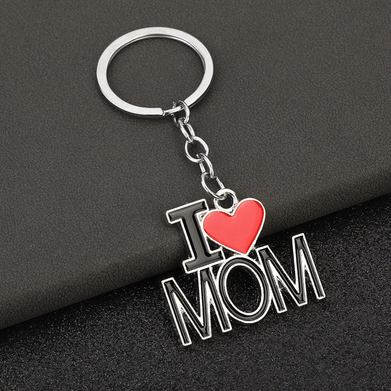 Mother's Day MOM PAPA Love Letter Keychain