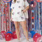 Independence Day Sequined Top + Shorts Set