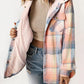 Thickened Flannel Plaid Hoodie Jacket