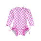 Kid's Plaid Swimsuit