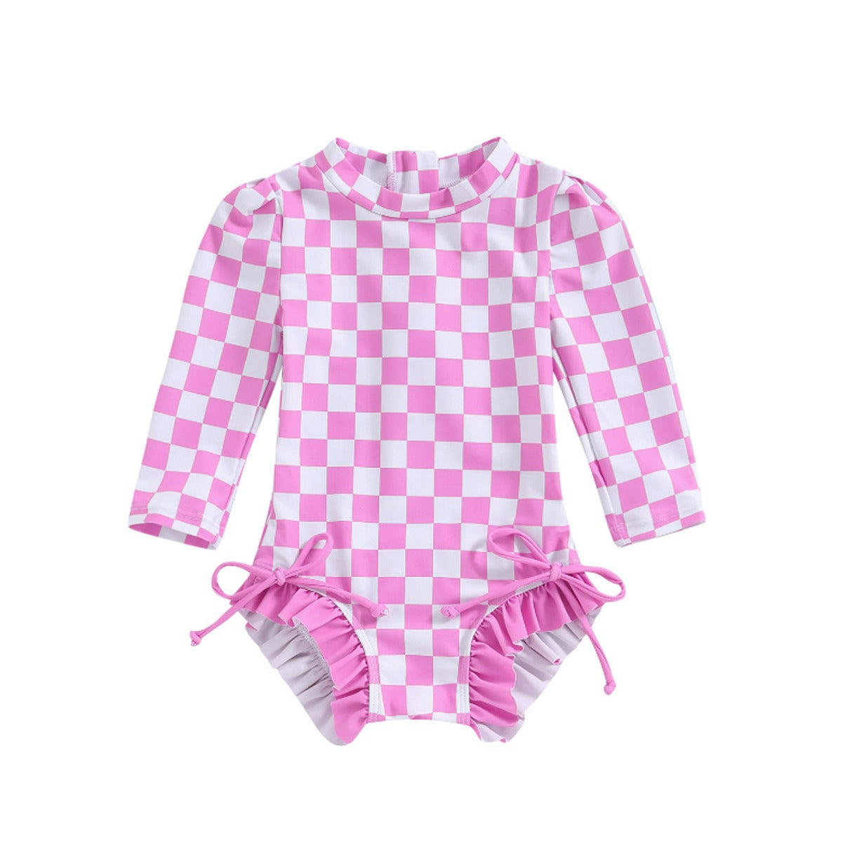 Kid's Plaid Swimsuit