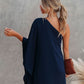 One Shoulder Loose Dress-10 Colors