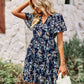 Floral V-neck Dress-6 Colors