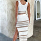 Stretch Knit Two-Piece Set