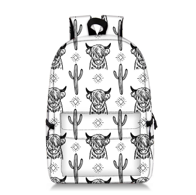 Printed Backpack