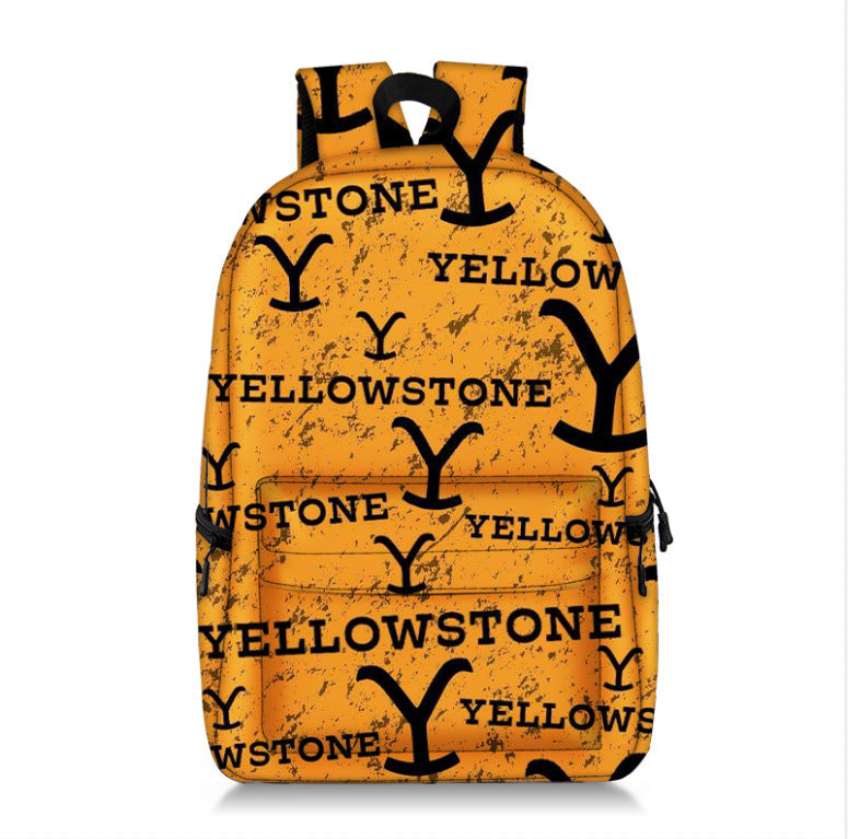 Printed Backpack