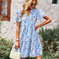 Floral V-neck Dress-6 Colors