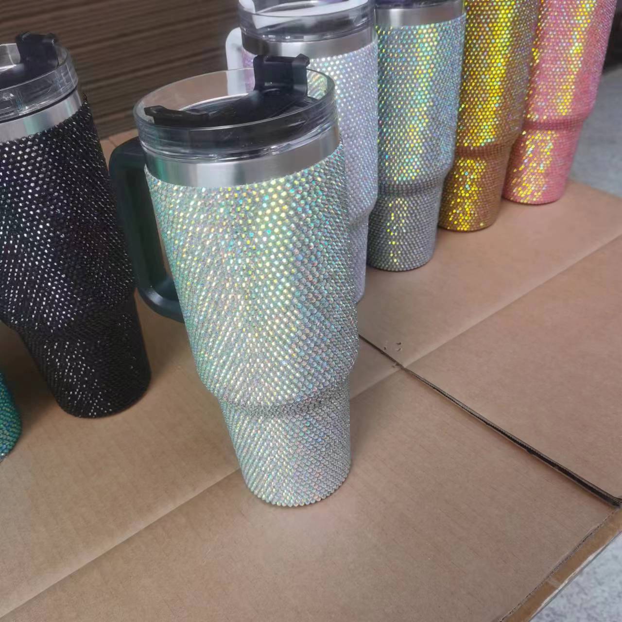 Color Diamond 40OZ Stainless Steel Tumblers