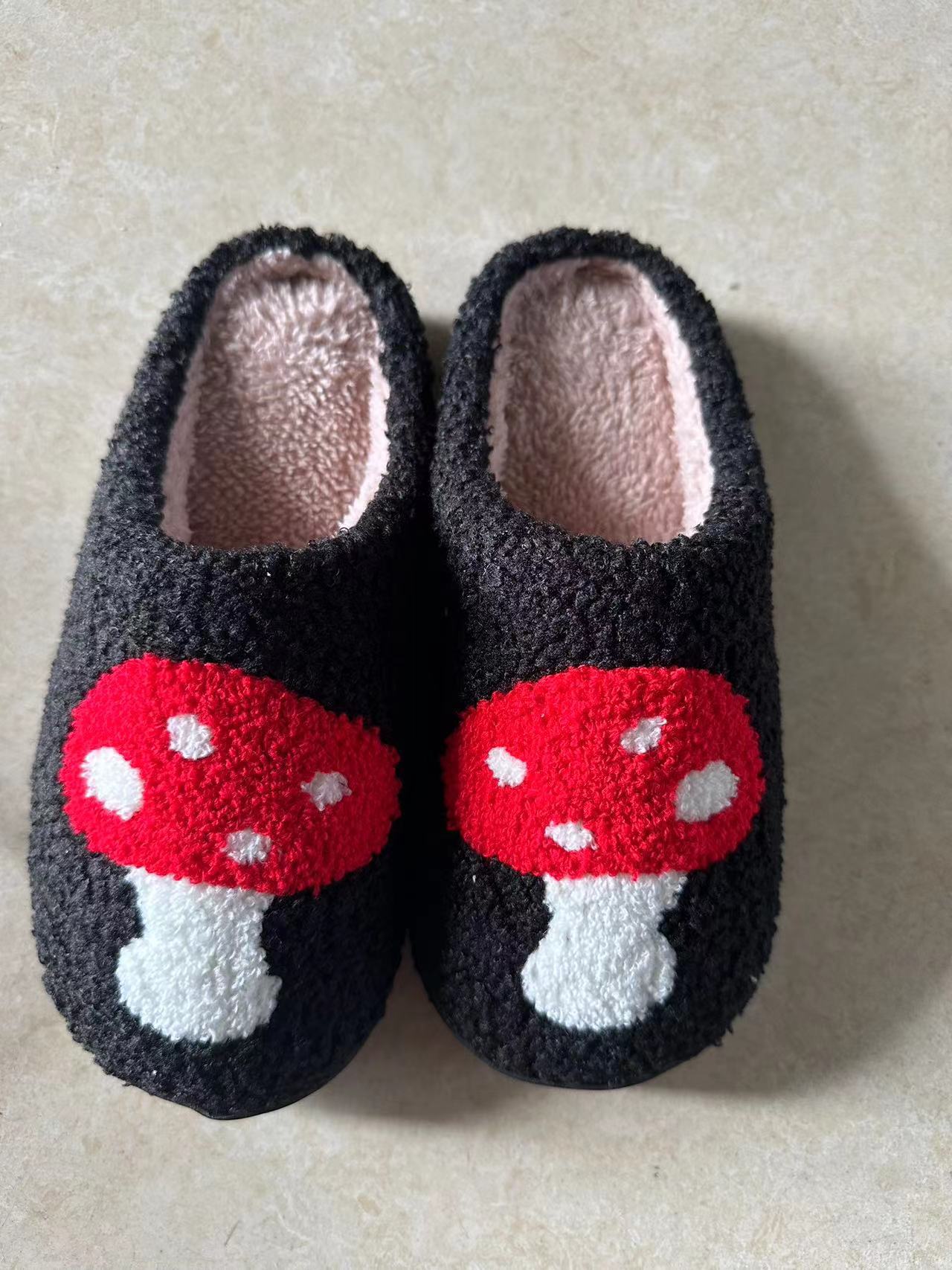 Mushroom Cutton Slippers