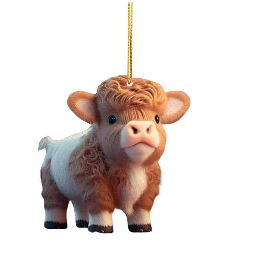 Cute Cartoon Cow Pendant Decoration(moq:2)