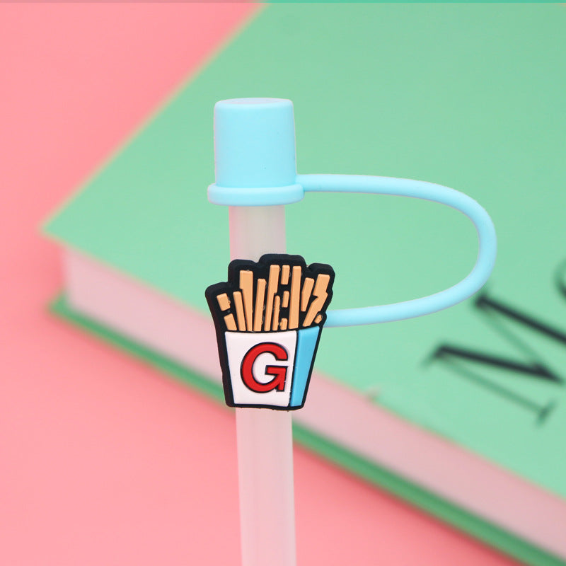 Cartoon Silicone Straw Cover(moq:2)