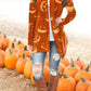 Halloween Print Cardigan