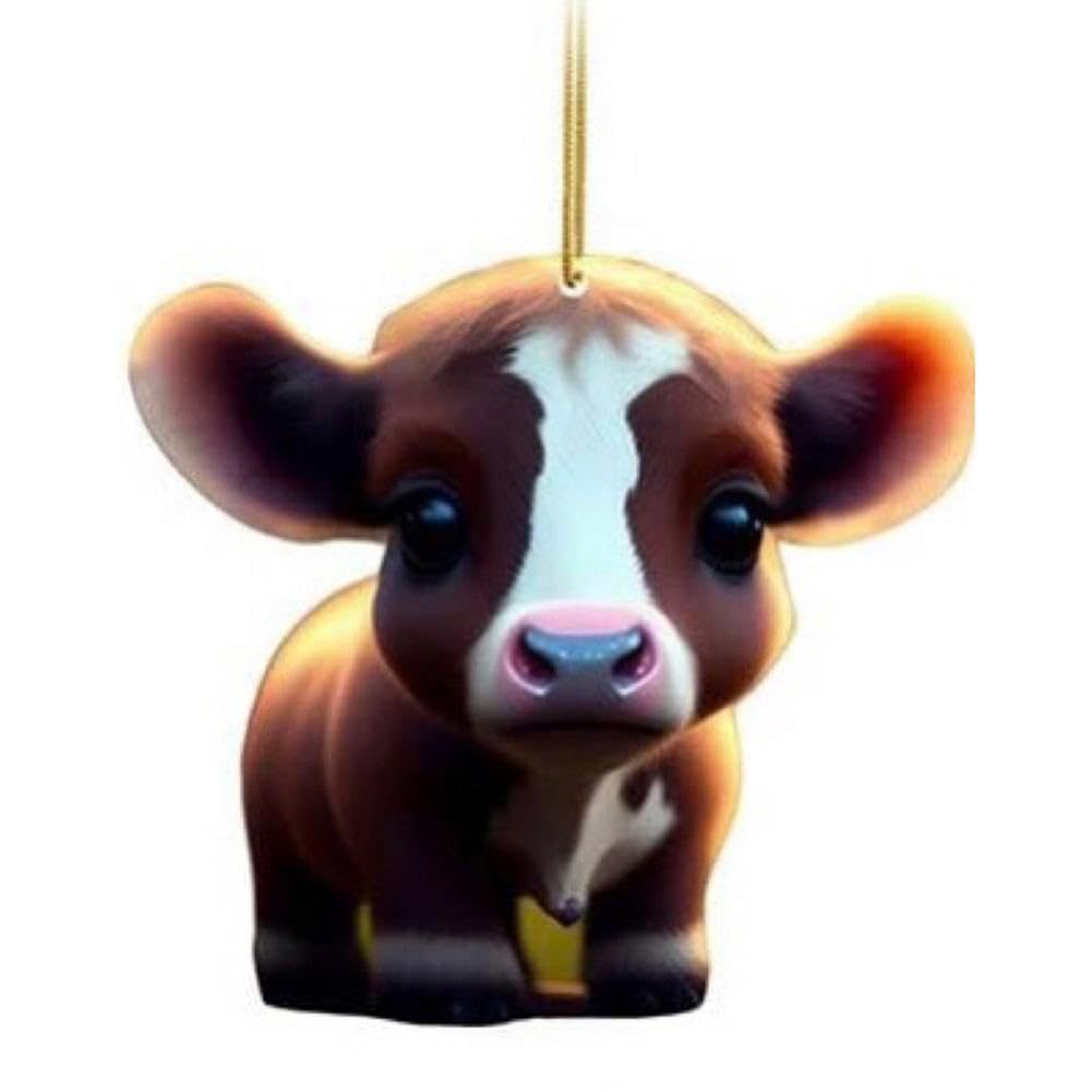 Cute Cartoon Cow Pendant Decoration(moq:2)